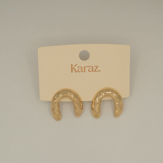 Aretes Dorados Irregulares 'Aura'