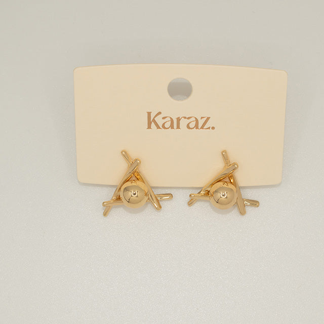 Pendientes Geométricos Karaz Dorados