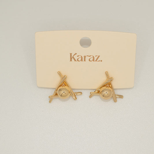 Pendientes Geométricos Karaz Dorados