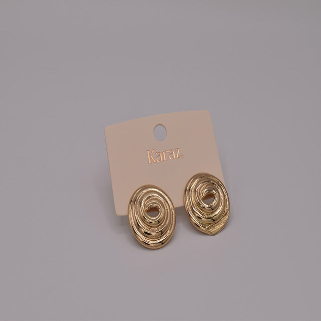 Aretes Espiral Dorados