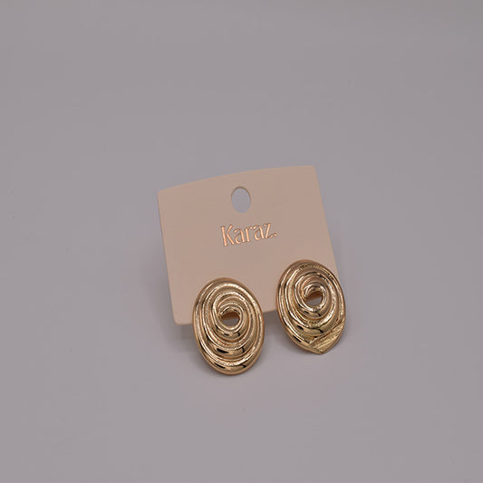 Aretes Espiral Dorados