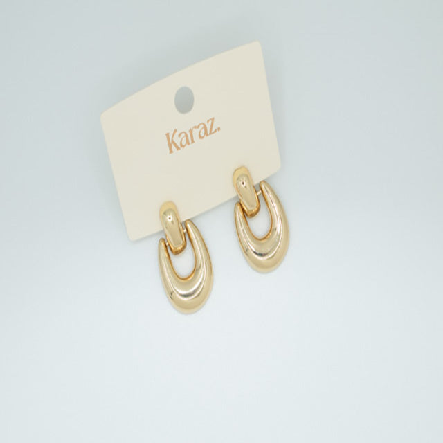 Aretes Chunky Dorados | Elegancia Retro