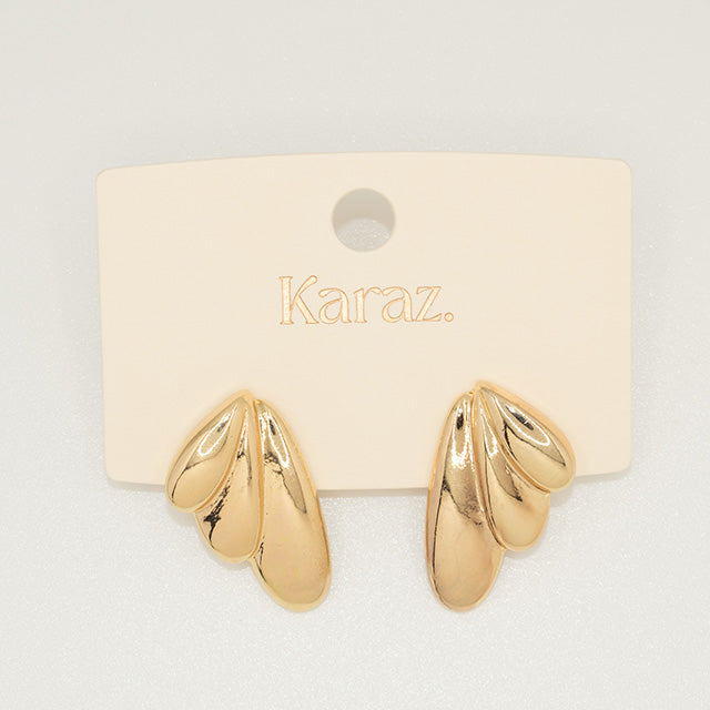 Aretes Alas Doradas Karaz
