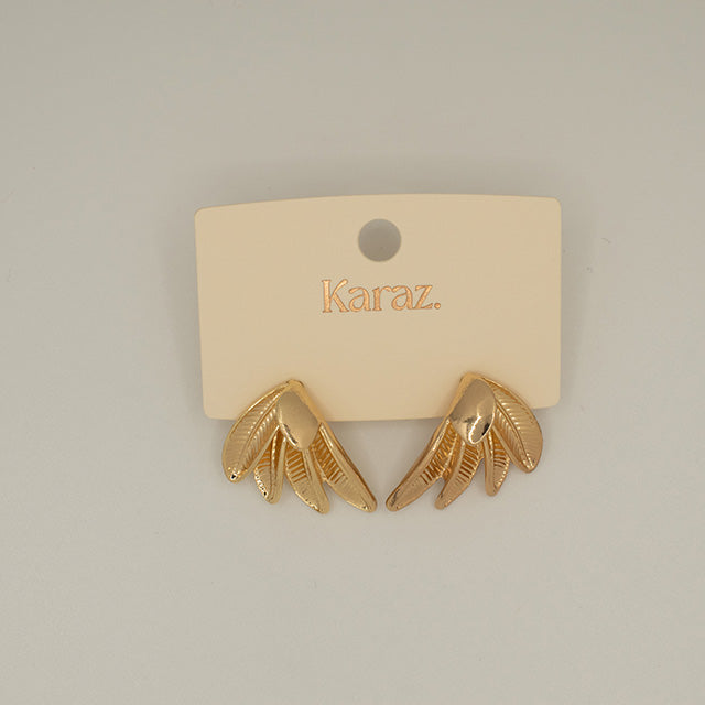 Aretes Hojas Doradas: Elegancia Alada