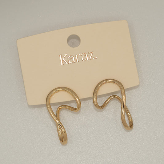 Pendientes Curvas Doradas | Elegancia Fluida