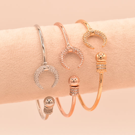 Pulsera Abierta Brillo Celestial
