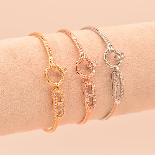 Pulsera Eslabón Brillante
