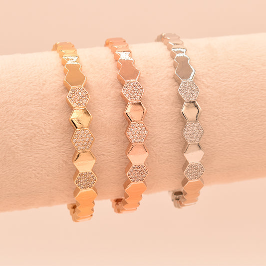 Pulsera Panal Brillante
