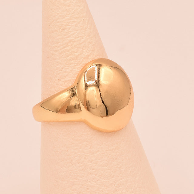 Anillo Esfera Dorada
