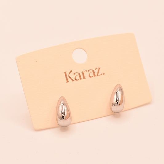 Pendientes Gota Minimalista Plata