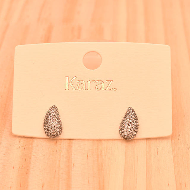 Aretes Gota Pavé Karaz