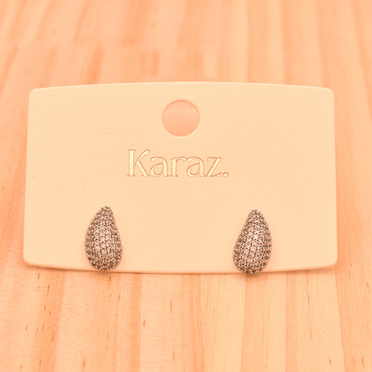 Aretes Gota Pavé Karaz