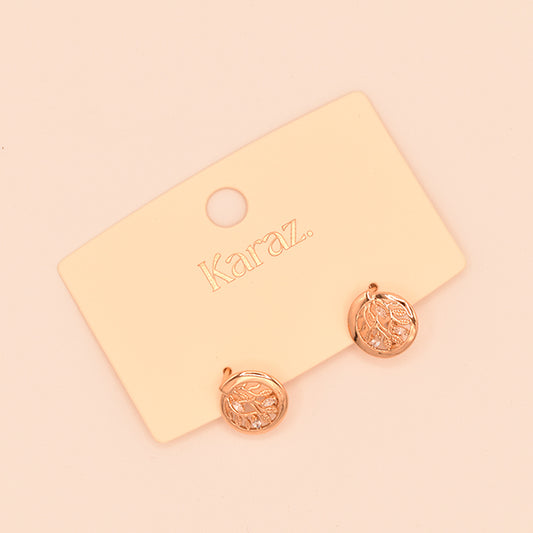 Aretes Hojas Brillantes