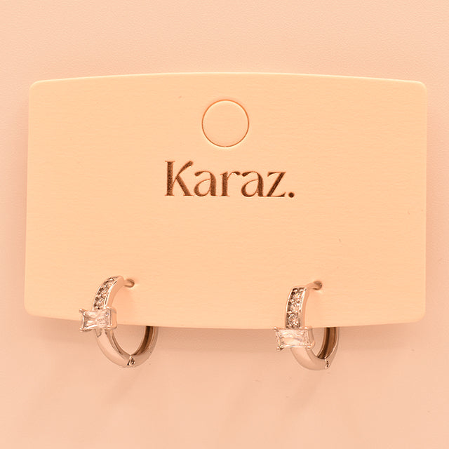 Aros Elegantes con Cristales Brillantes