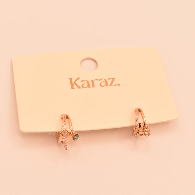 Aretes de Aro Love y Estrella