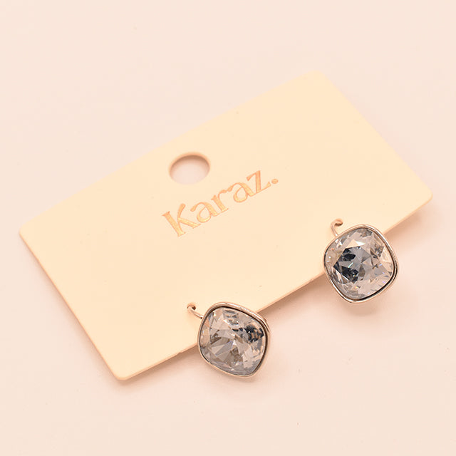 Arete Cuadrado Brillante