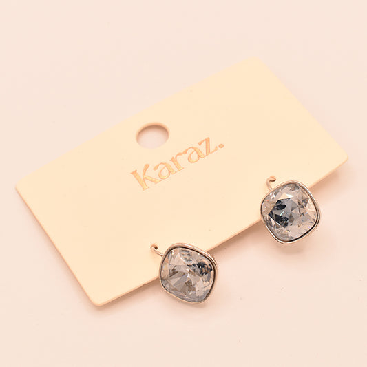 Arete Cuadrado Brillante