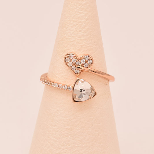 Anillo Amor Flechado Brillante