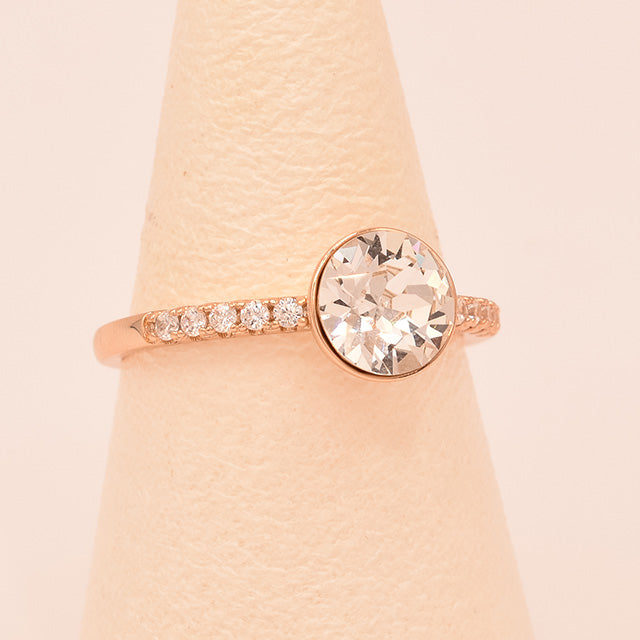 Anillo Brillo Eterno Oro Rosa
