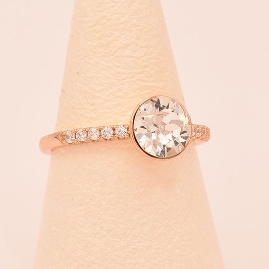Anillo Brillo Eterno Oro Rosa
