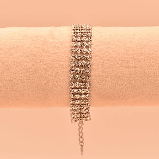 Pulsera Glamour con Cristales Brillantes