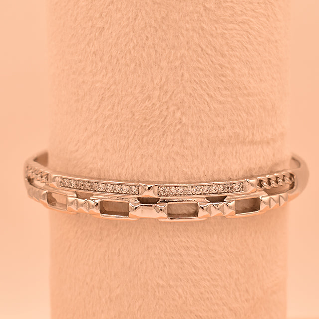 Pulsera Doble Eslabones y Brillos