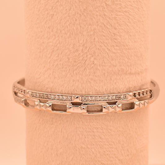 Pulsera Doble Eslabones y Brillos