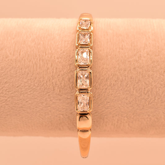 Pulsera Eternity con Circonitas Rectangulares