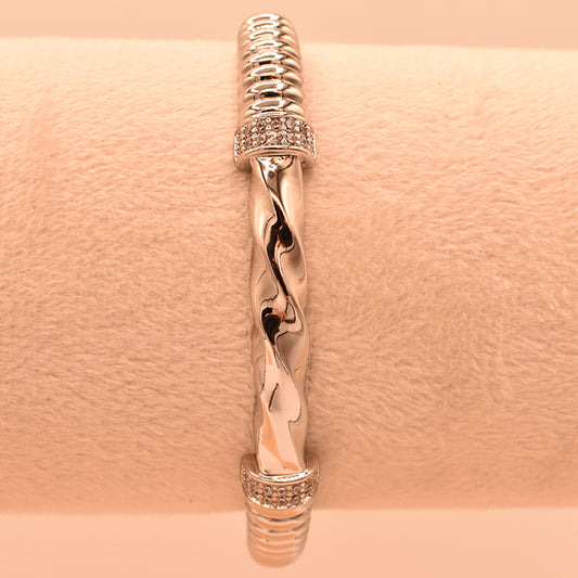 Pulsera Torsión Brillante