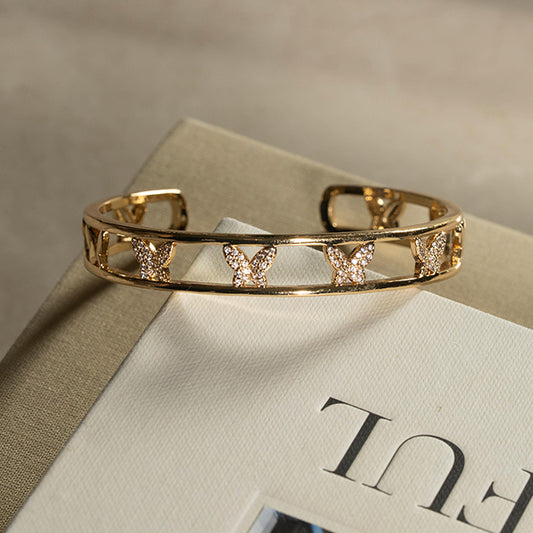 Pulsera Mariposas Brillantes