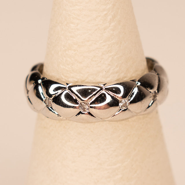 Anillo Acolchado Brillante AN-339