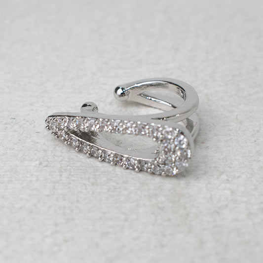 Ear Cuff Lágrima de Brillo