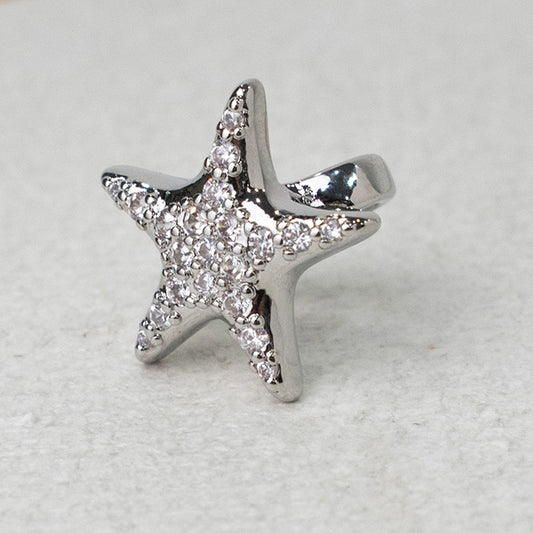 Ear Cuff Estrella de Mar Brillante