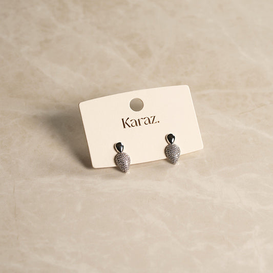 Aretes Mini Gota Brillantes