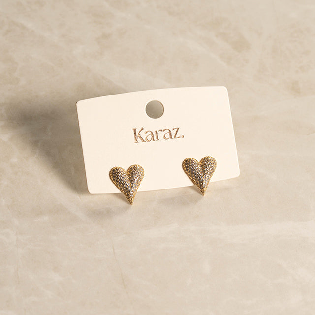 Aretes Corazón Brillante