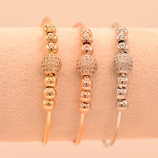 Pulsera Brillo Esferas | Elegancia Versátil