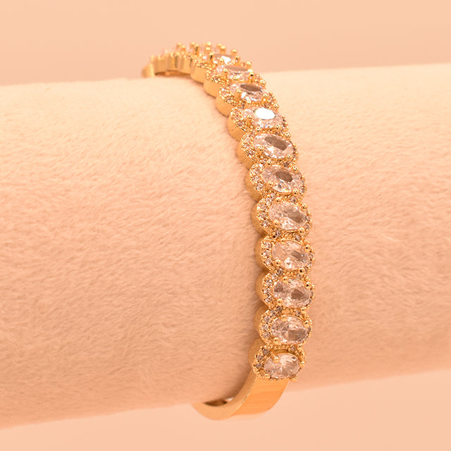 Pulsera Rígida Cyrcones Dorada
