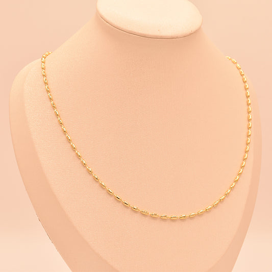 CADENA SEMILLAS DORADO