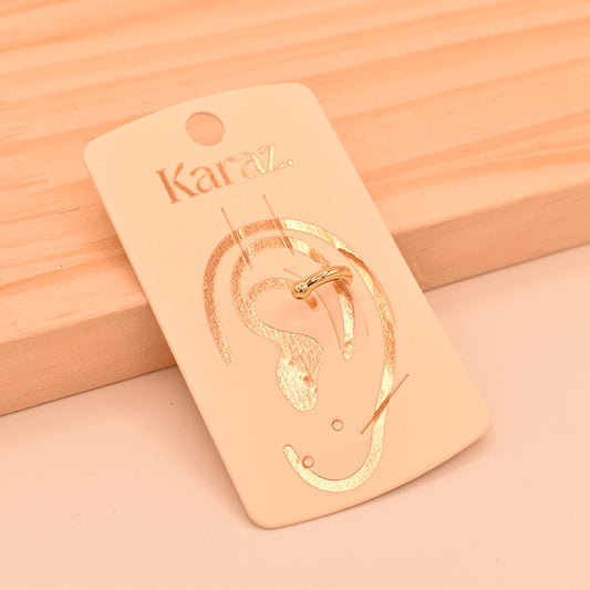 Earcuff Minimalista Dorado