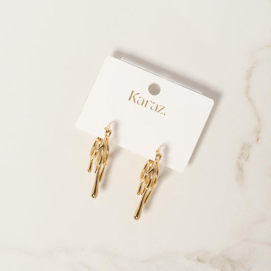 Pendientes Fluidos Karaz Oro