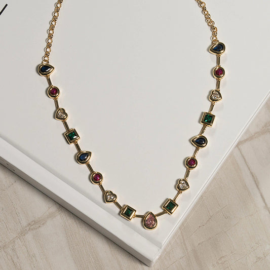 Cadena Arcoíris de Gemas
