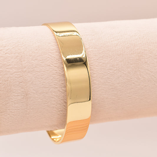 Pulsera Rígida Dorada Clásica