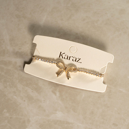 Pulsera Lazo Brillante Karaz