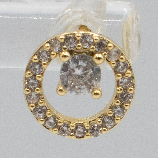 Piercing Aro Brillante Oro