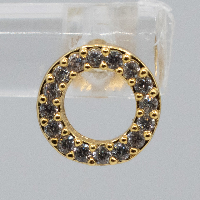 Piercing Aro Brillante Oro PR-35
