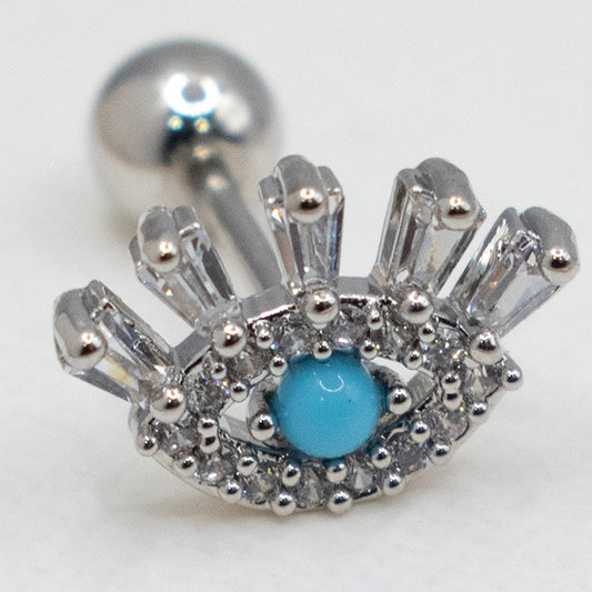 Piercing Ojo Turquesa Brillante | PR-58