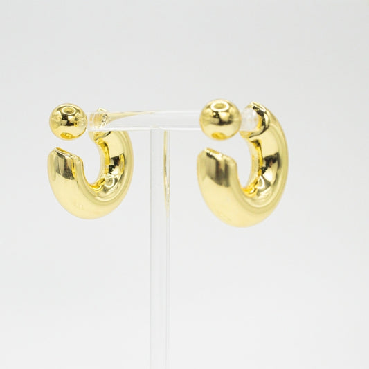 Aretes Dona con Topo Redondo