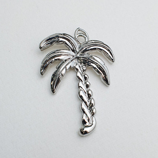 Dije de Palma Tropical Plateado