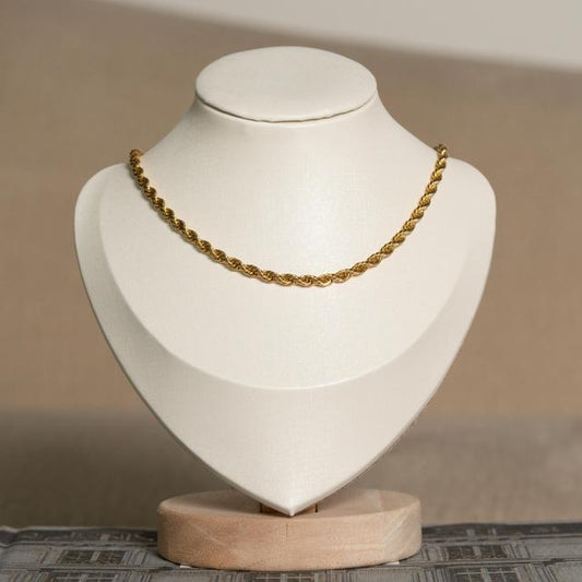 Collar Trenzado Dorado