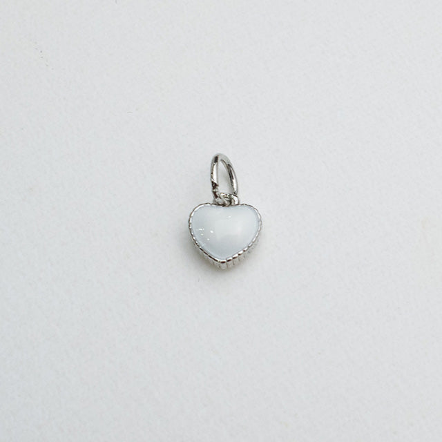 Dije Corazón Blanco Mini